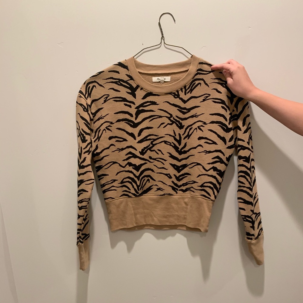 Tiger print sweater